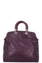 Christian Dior Granville Cannage Tote Bag Purple