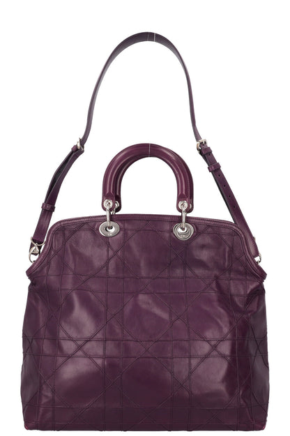 Christian Dior Granville Cannage Tote Bag Purple