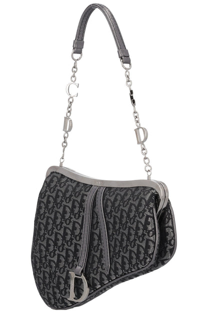 Christian Dior Micro Saddle Bag Mng Grey