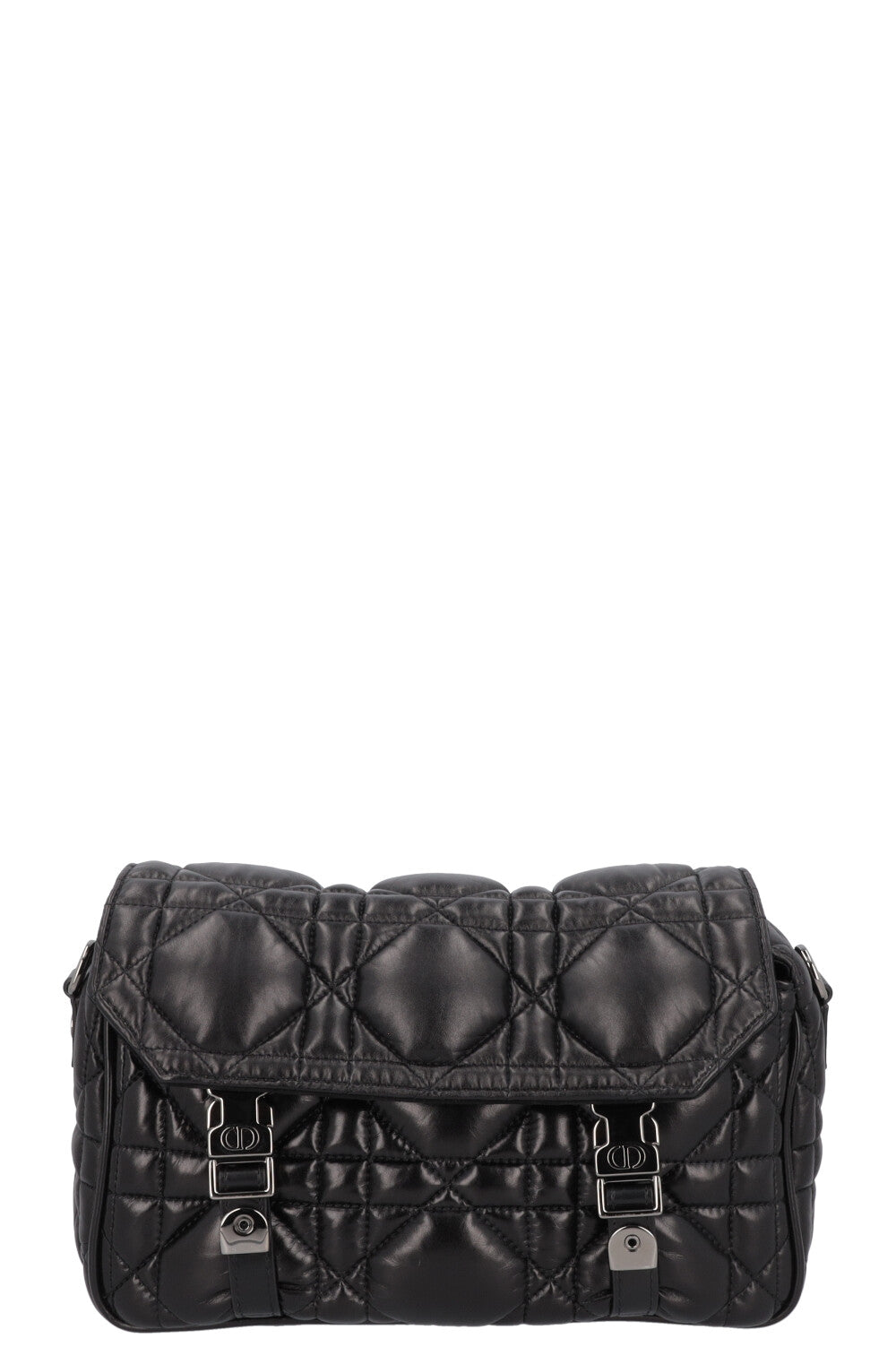 Dior Diorcamp Cannage Bag Black Leather