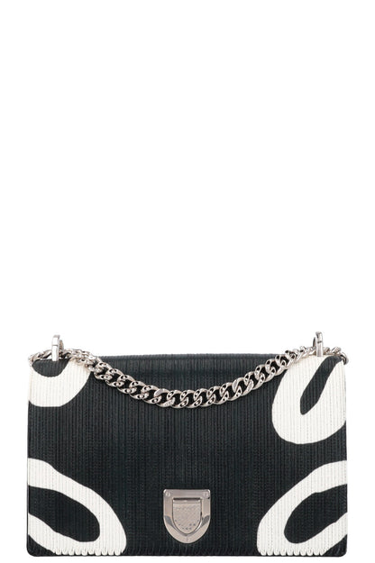 Christian Dior Printed Patchwork Diorama Medium Crossbody Bag