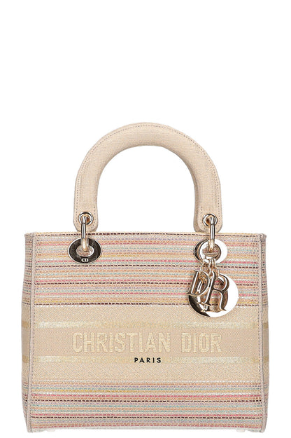 Dior Book Tote Lady Dior Canvas Tote Bag