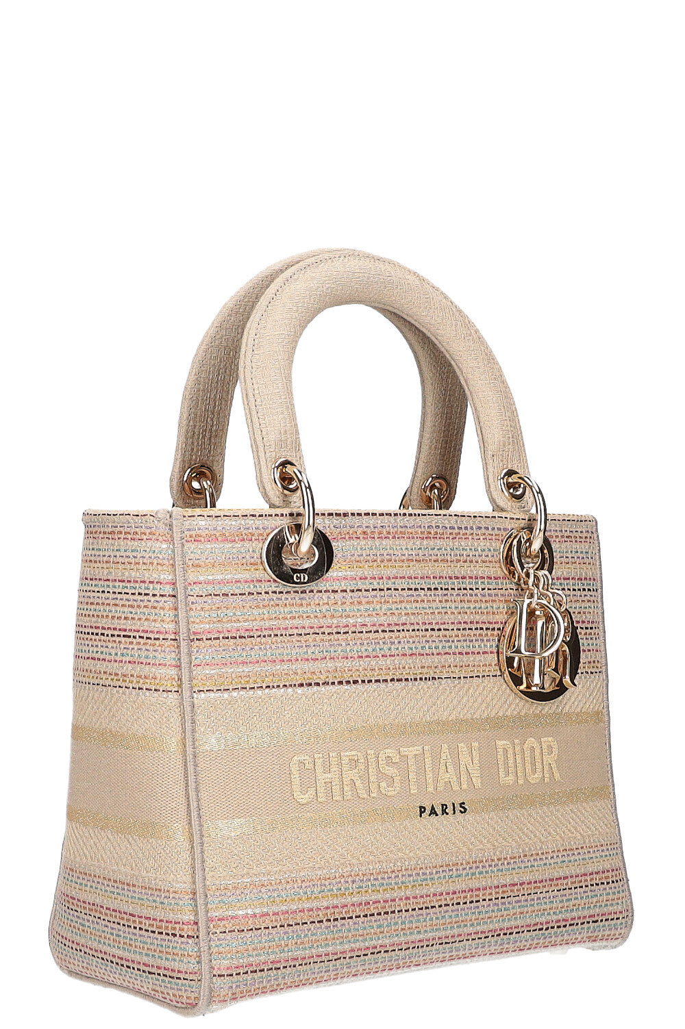 Dior Book Tote Lady Dior Canvas Tote Bag