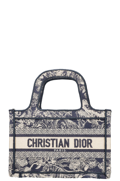 Dior Book Tote Mini Canvas Tote Bag