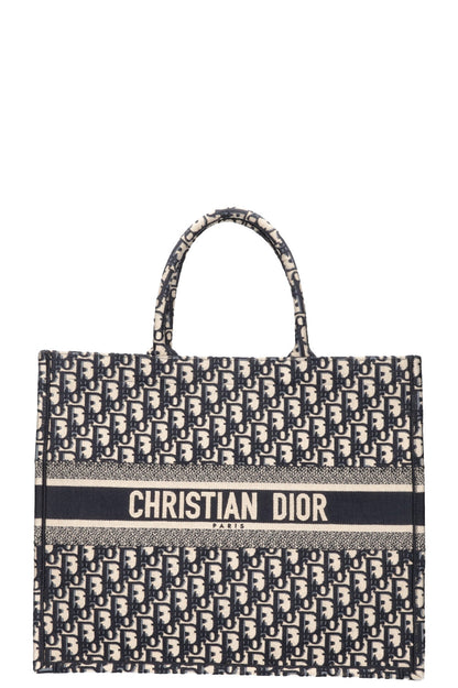 Dior Book Tote Oblique Blue Tote Bag Style 17