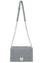 Christian Dior Diorama Crossbody Bag Grained Calfskin Blue