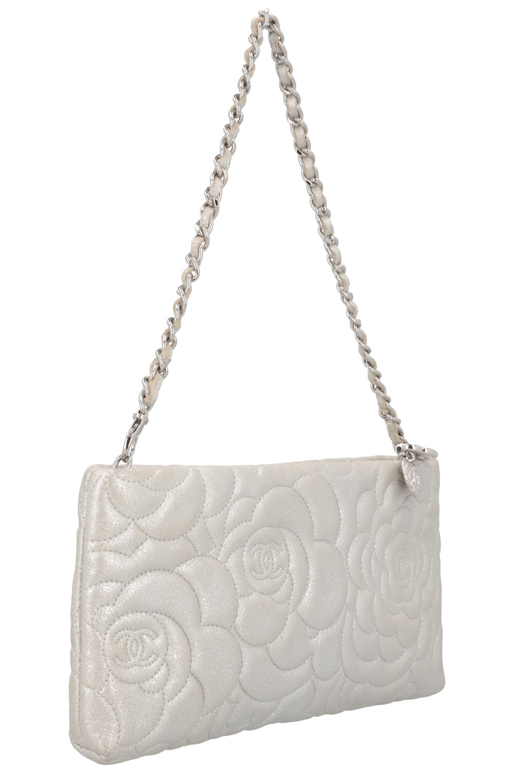Chanel Silver Luxury Handbag