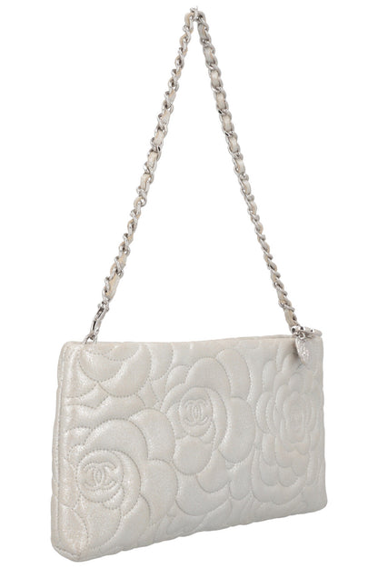 Chanel Silver Luxury Handbag