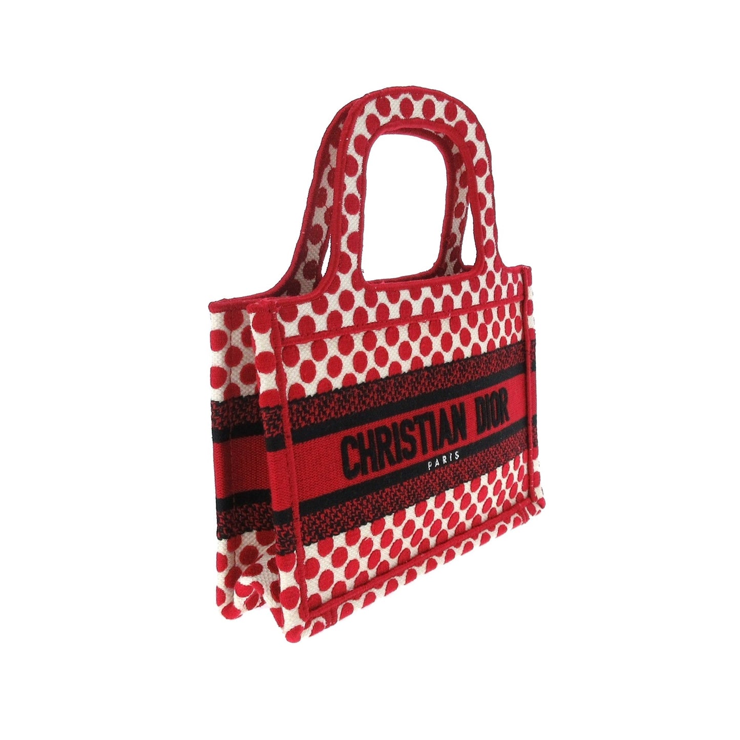 Dior Book Tote Canvas Red Tote Bag Canvas