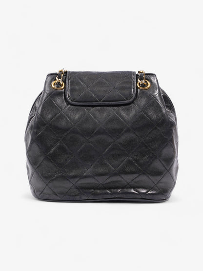 Chanel Classic Flap Tassel Black Lambskin Leather