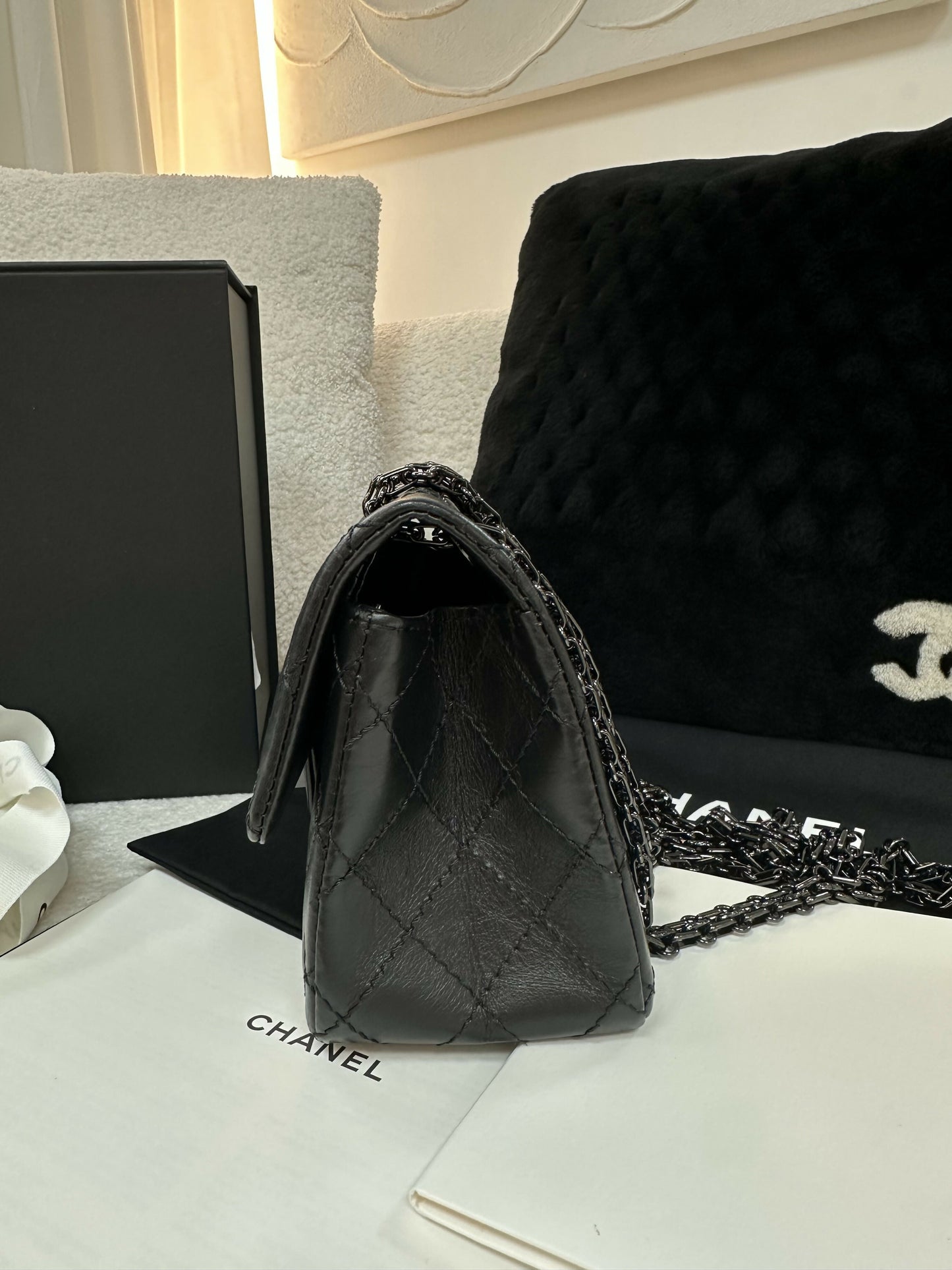 Chanel 21 2 55 Mini So Black Bag