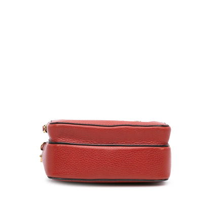 Red Dior Leather Jadior Camera Bag