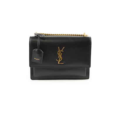 Saint Laurent Sunset Black Shoulder Bag