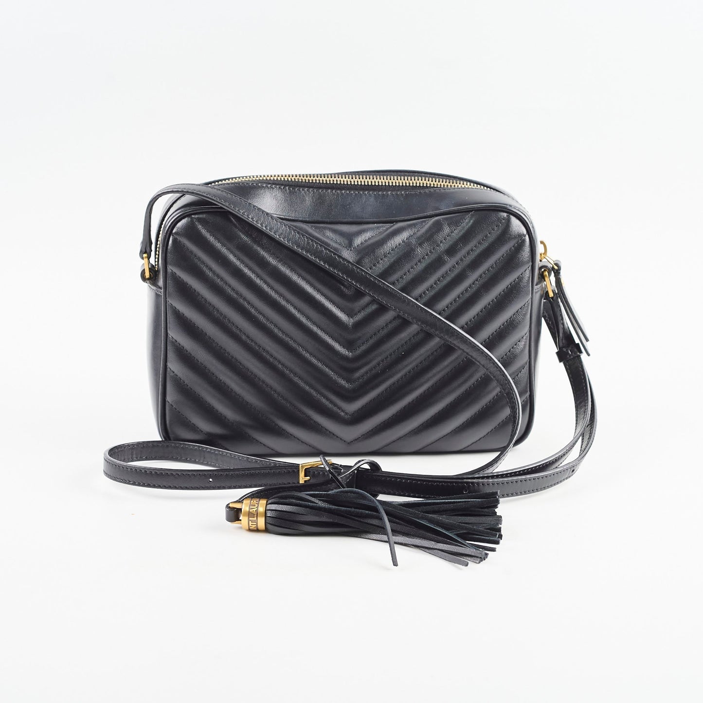 Saint Laurent Lou Black Crossbody Style 10