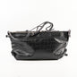 Saint Laurent Croc Embossed Tote Black