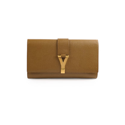 Saint Laurent Luxury Leather Red Clutch Style 4