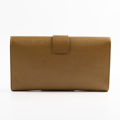 Saint Laurent Luxury Leather Red Clutch Style 4