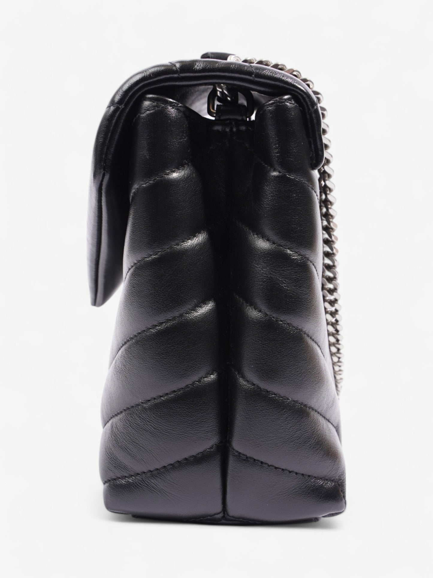 Saint Laurent Lou Leather Black Handbag Style 5
