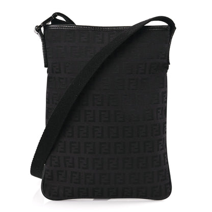 Fendi Zucchino Crossbody Black