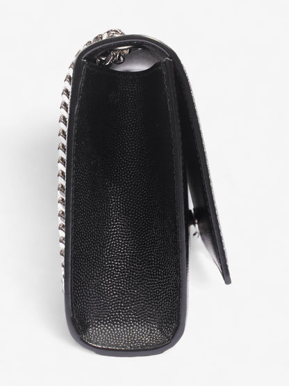 Saint Laurent Kate Leather Black Shoulder Bag Style 17