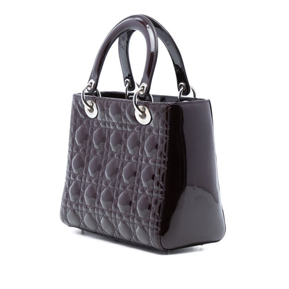 Dior Lady Dior Cannage Red Handbag Style 4
