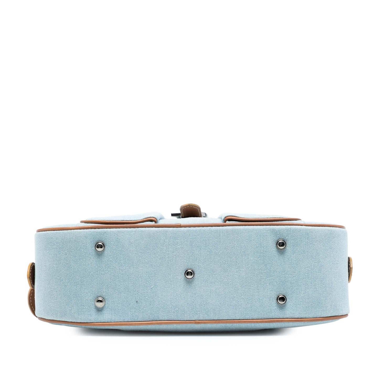 Dior Saddle Leather Crossbody Blue