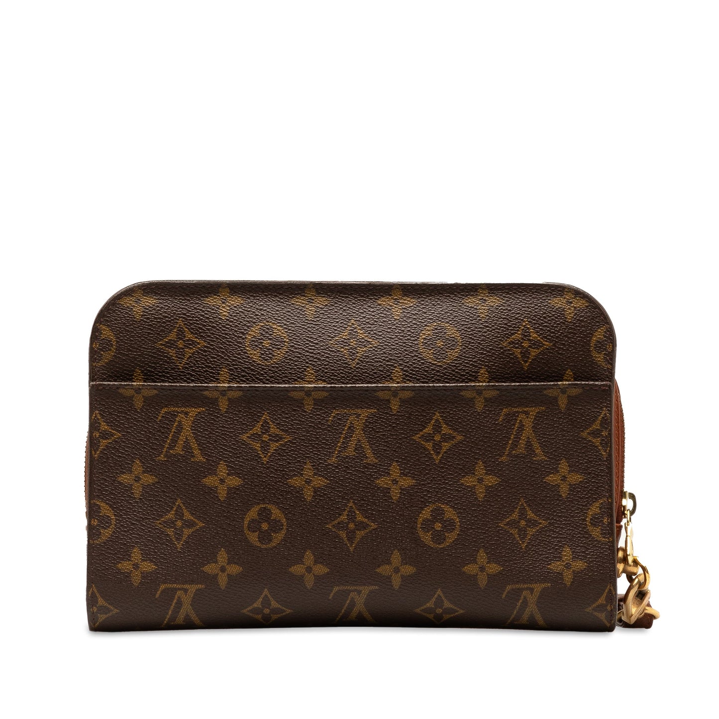Brown Louis Vuitton Monogram Orsay Clutch Bag
