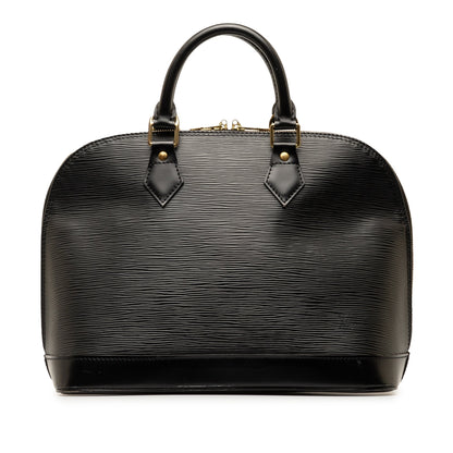 Black Louis Vuitton Epi Alma PM HandBag