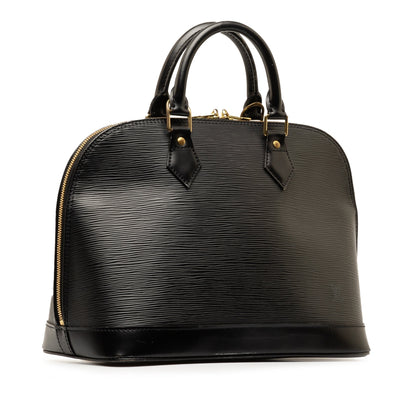 Black Louis Vuitton Epi Alma PM HandBag