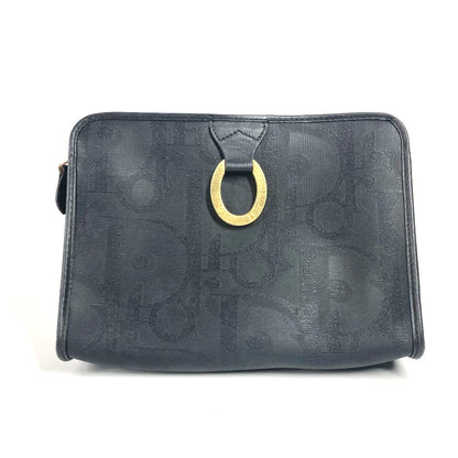 Dior business bag PVC / Leather Navy logo