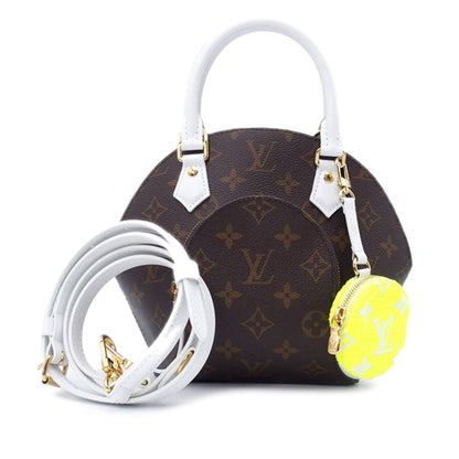 Brown Louis Vuitton Monogram Match Ellipse BB Satchel