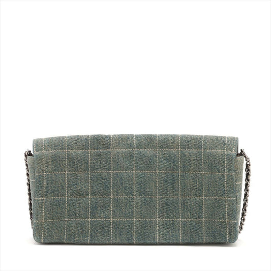Chanel Quilted Silver Shoulder Bag