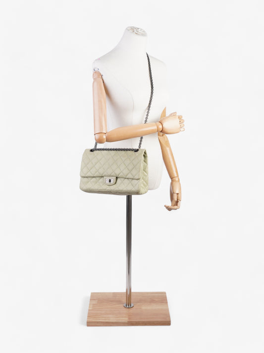 Chanel 2 55 Reissue Pistachio Green Nubuck