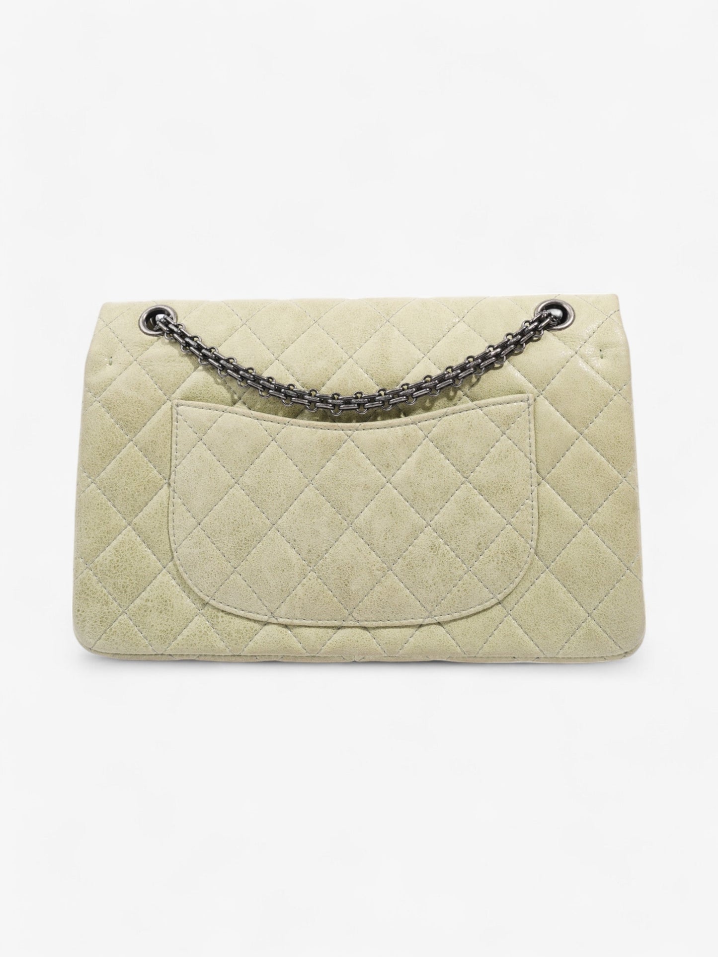 Chanel 2 55 Reissue Pistachio Green Nubuck
