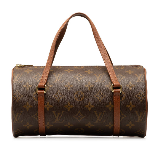 Brown Louis Vuitton Monogram Papillon 26 HandBag