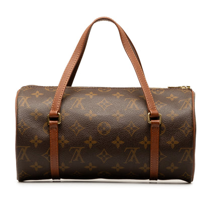 Brown Louis Vuitton Monogram Papillon 26 HandBag