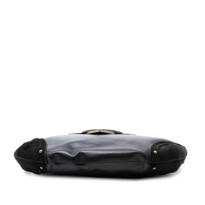 Black Dior Leather Jeanne Hobo