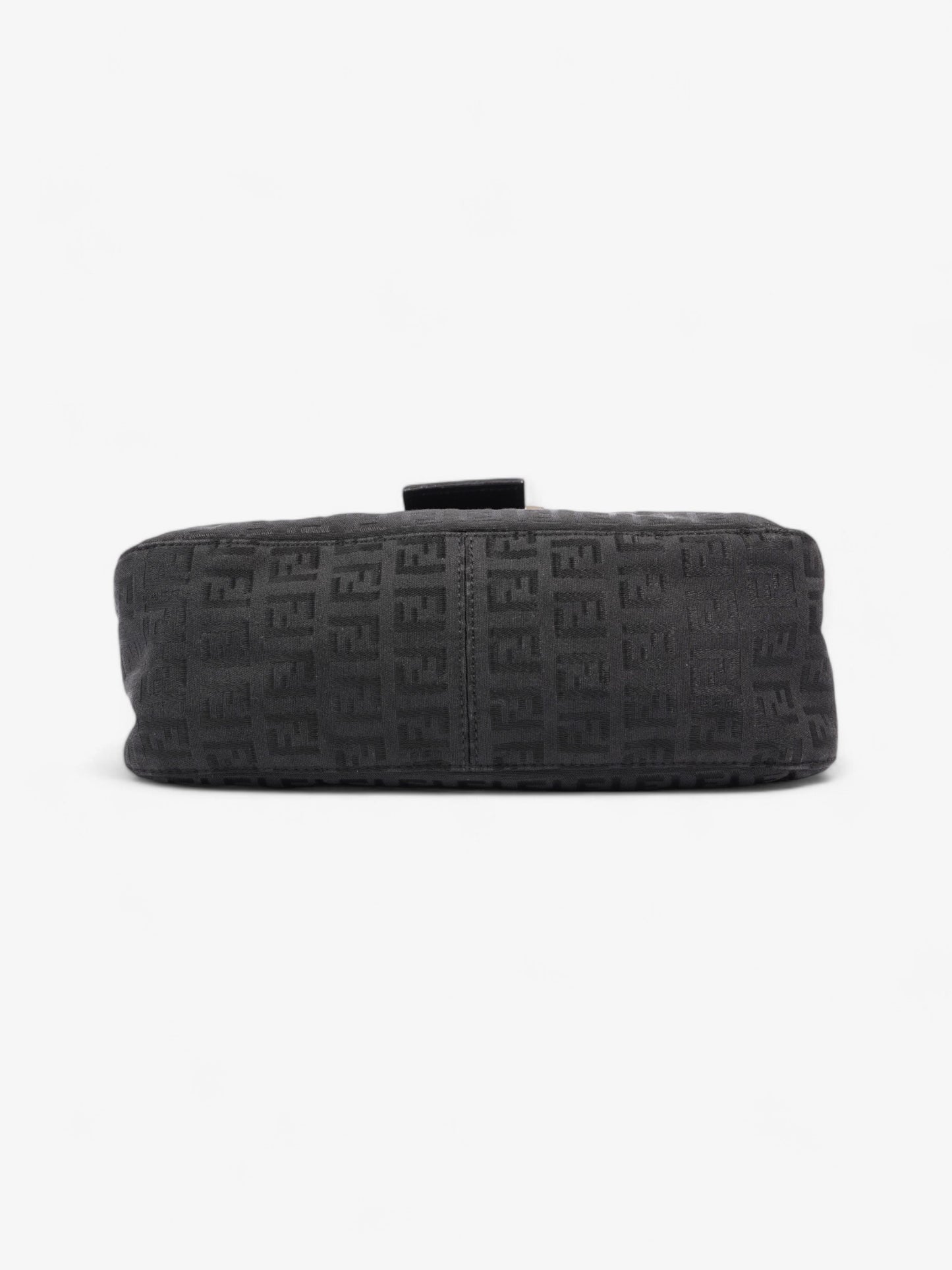 Fendi Baguette Canvas Black Shoulder Bag Canvas
