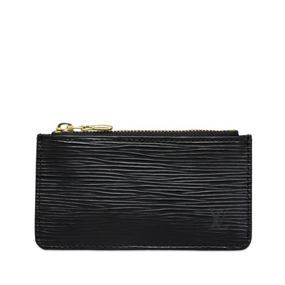 Black Louis Vuitton Epi Pochette Cles Coin Pouch