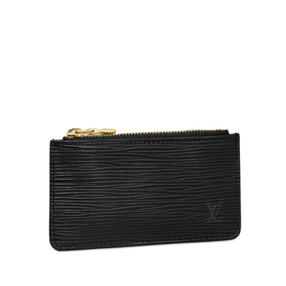 Black Louis Vuitton Epi Pochette Cles Coin Pouch