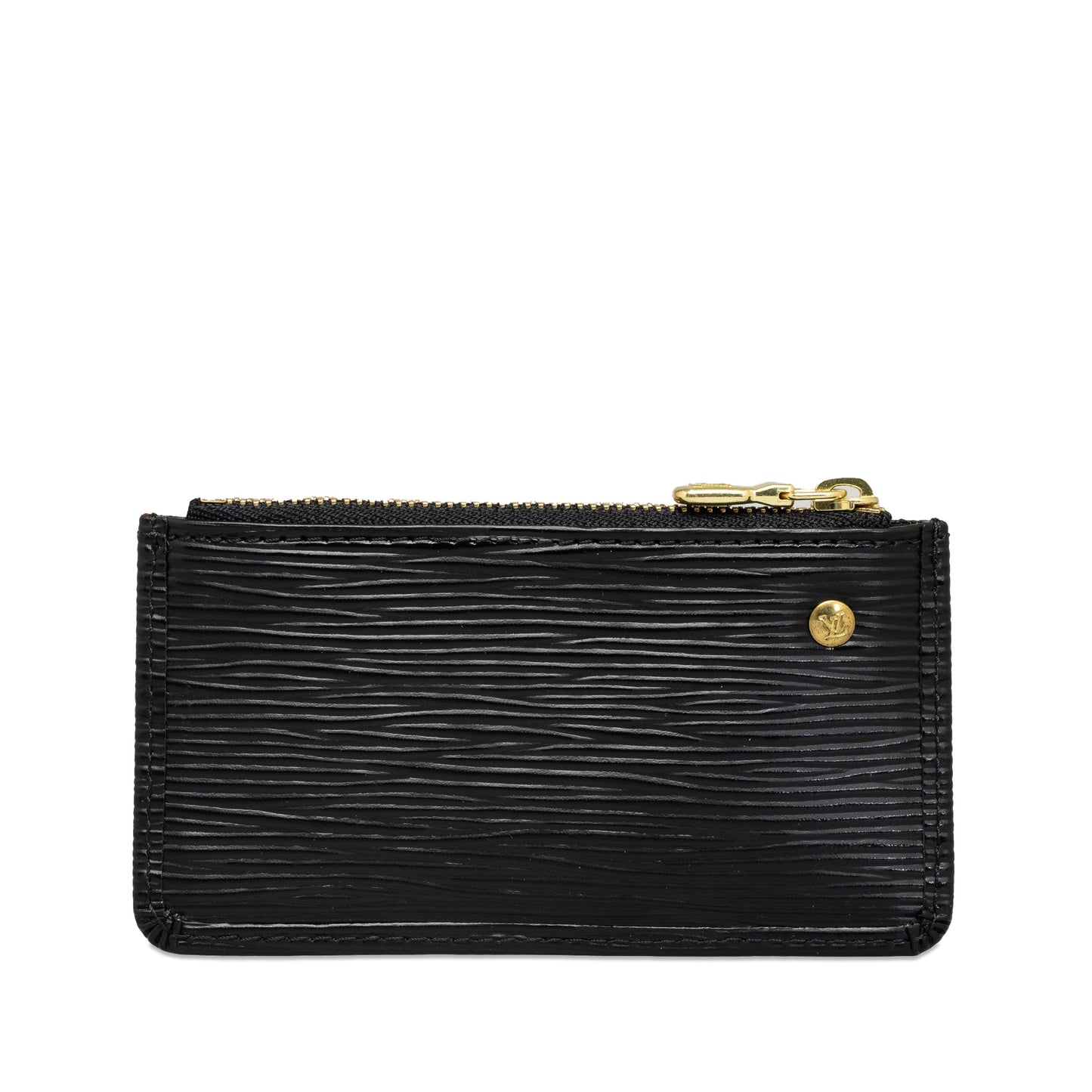 Black Louis Vuitton Epi Pochette Cles Coin Pouch