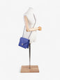 Chanel Envelope Flap Bag Blue Calfskin Leather