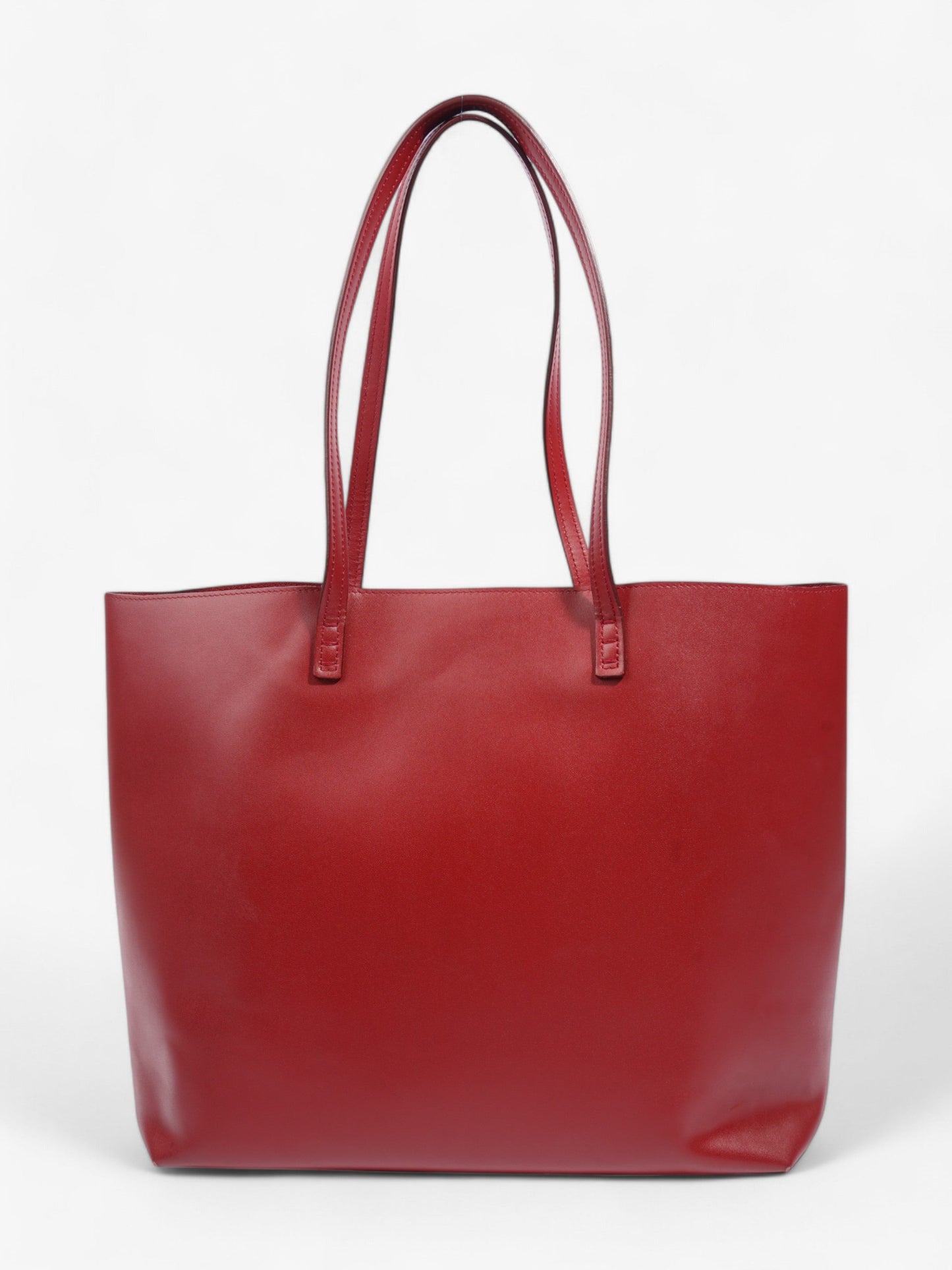 Fendi Tote Leather Red Tote Bag Style 26
