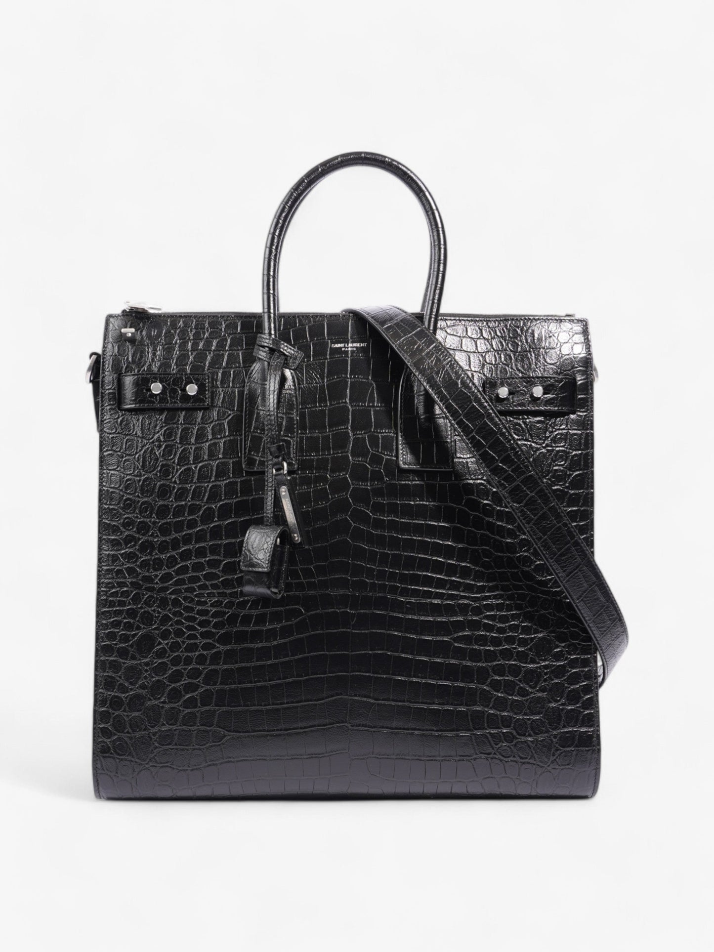 Saint Laurent Sac De Jour Leather Black Handbag Style 2
