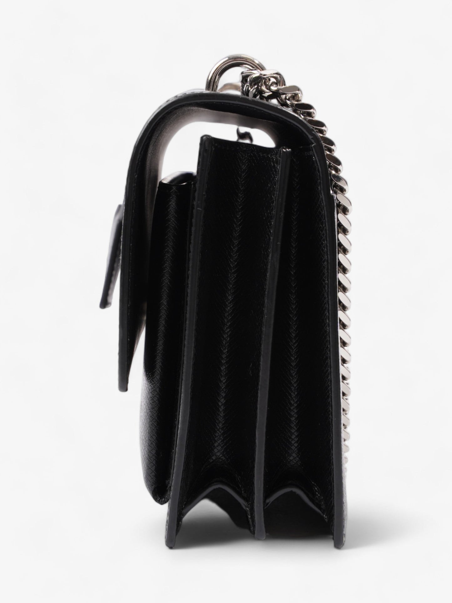 Saint Laurent Sunset Medium Black Leather