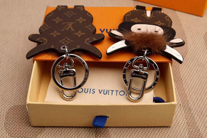 LV Cow KeyChain Bag Charm