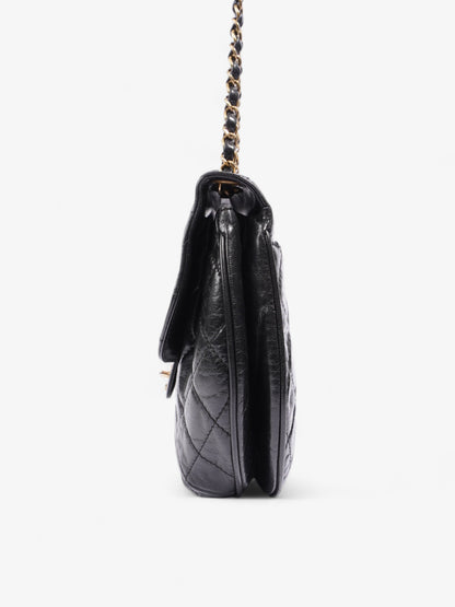 Chanel Dubai Black Calfskin Leather Medium