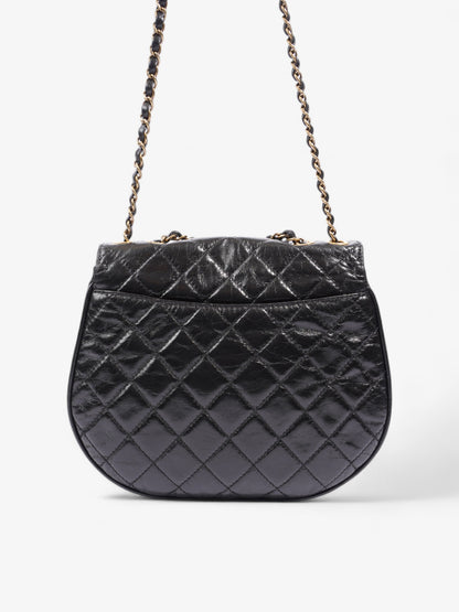 Chanel Dubai Black Calfskin Leather Medium