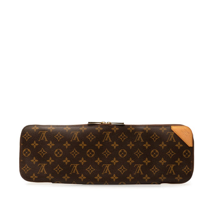 Brown Louis Vuitton Monogram Etui 5 Cravat Tie Case