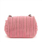 Chanel Pink Paris Seoul Mini Crochet Lambskin Flap Bag